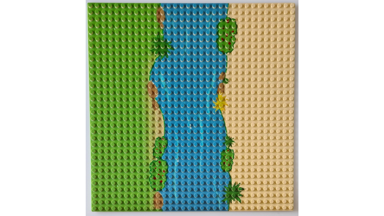 Baseplate 32x32 Studs Generic Classic - River Straight