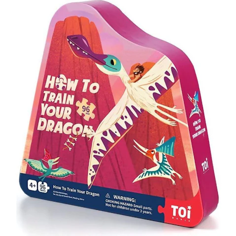 Toi 96-Pieces Train Your Dragon Jigsaw Puzzle