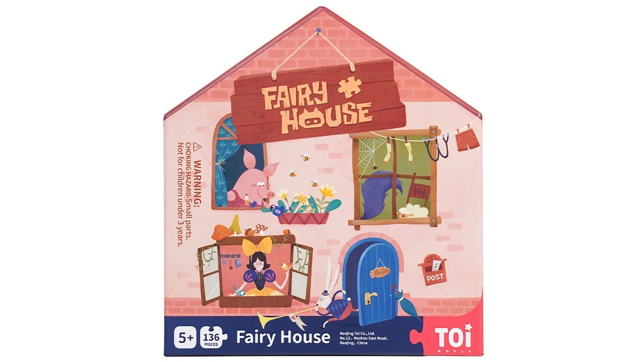 Toi 136-Pieces Fairy House Jigsaw Puzzle 