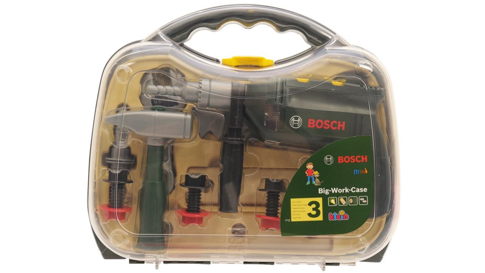 Bosch Mini Toy Tool Case With Hammer Drill