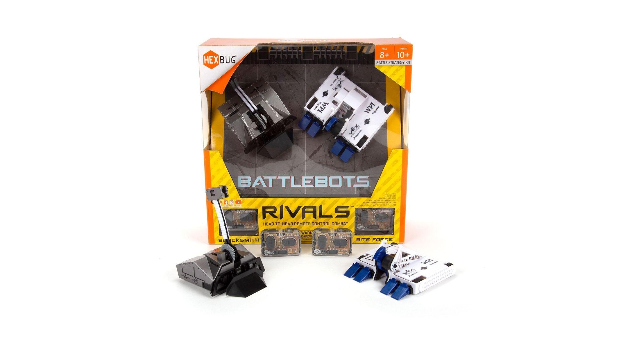 hexbug battlebots bite force and blacksmith