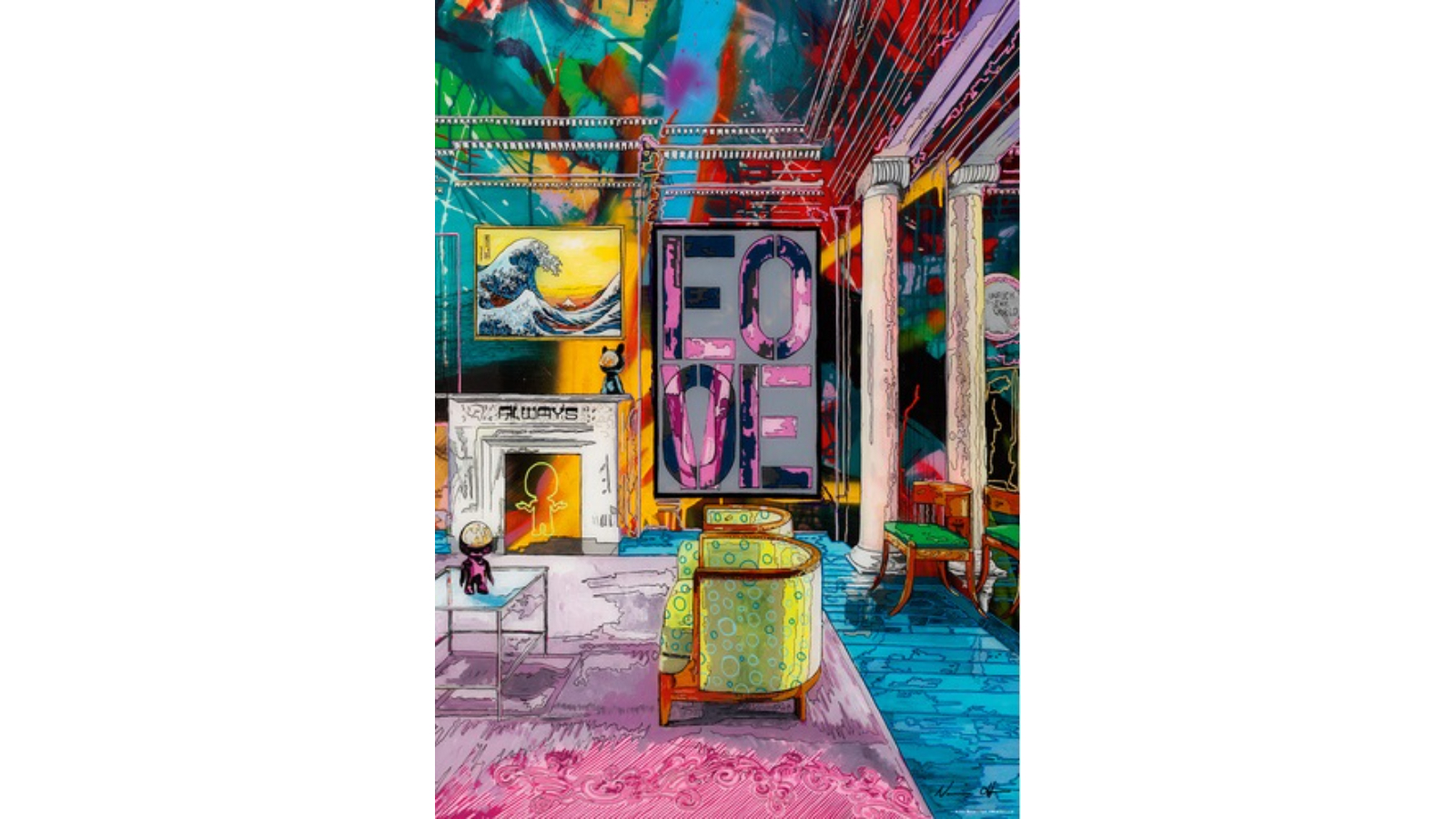 Heye 1000 Piece Room with Wave Home Jigsaw Puzzle