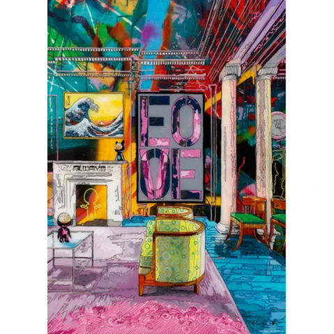 Heye 1000 Piece Room with Wave Home Jigsaw Puzzle