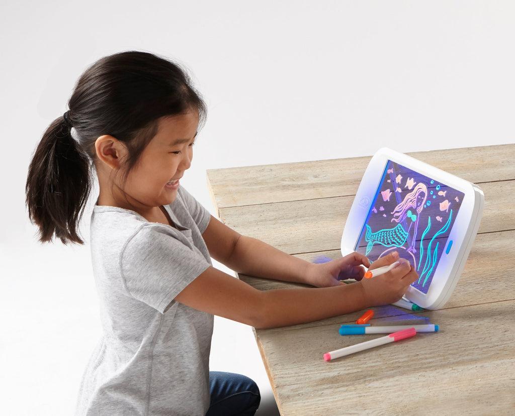 Discovery Neon Led Glow Drawing Board Art65880 Harvey Norman