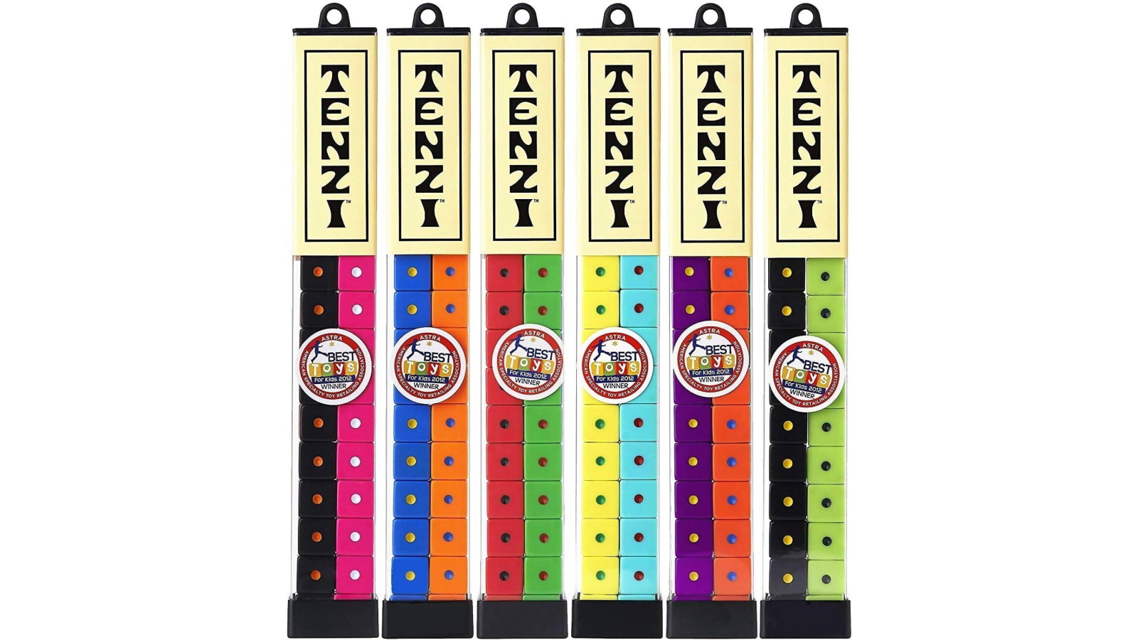 Tenzi 1-Pack Dice Game Assorted Colours