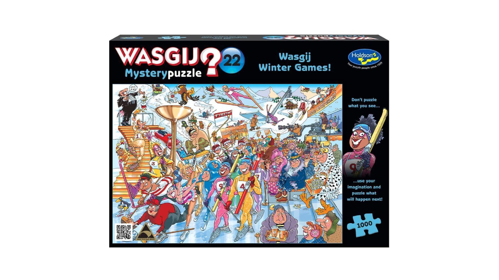 Wasgij 1000 Piece Mystery 22 Winter Games Holdson Jigsaw Puzzle