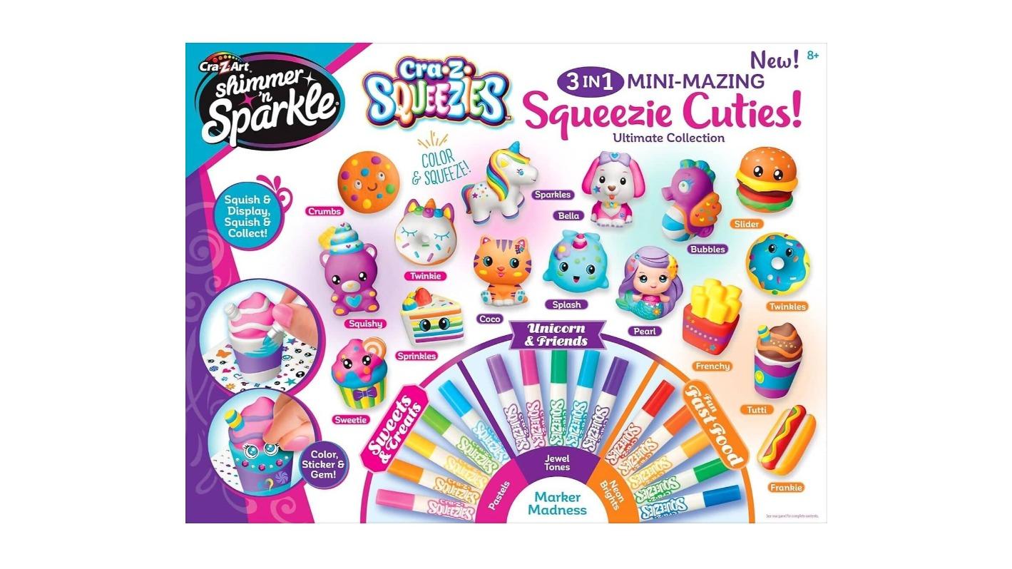 Cra-Z-Art 3-in-1 Shimmer N Sparkle Mini Mazing Squeezie Cuties