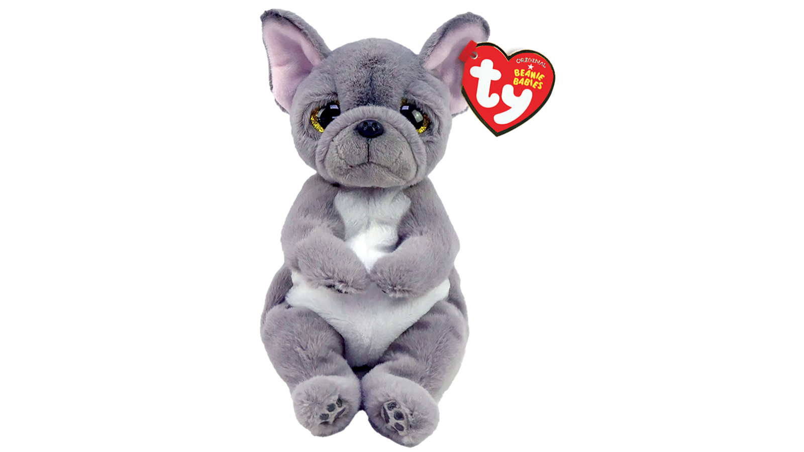 Beanie Boos Small Wilfred Grey Dog - 20cm