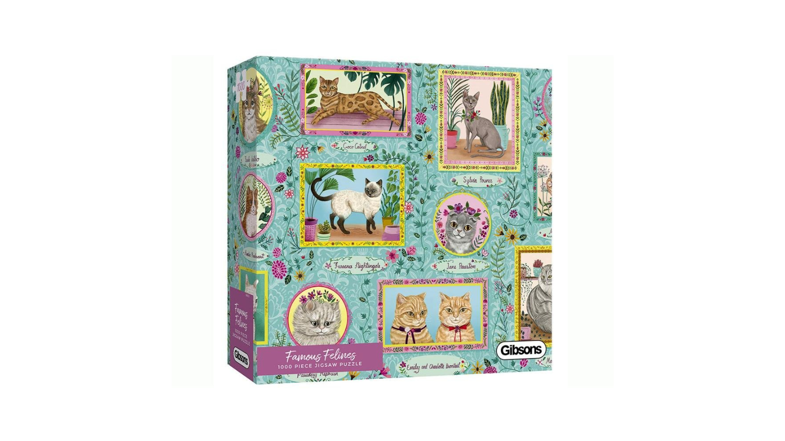 Gibsons 1000 Piece Famous Felines Jigsaw Puzzle