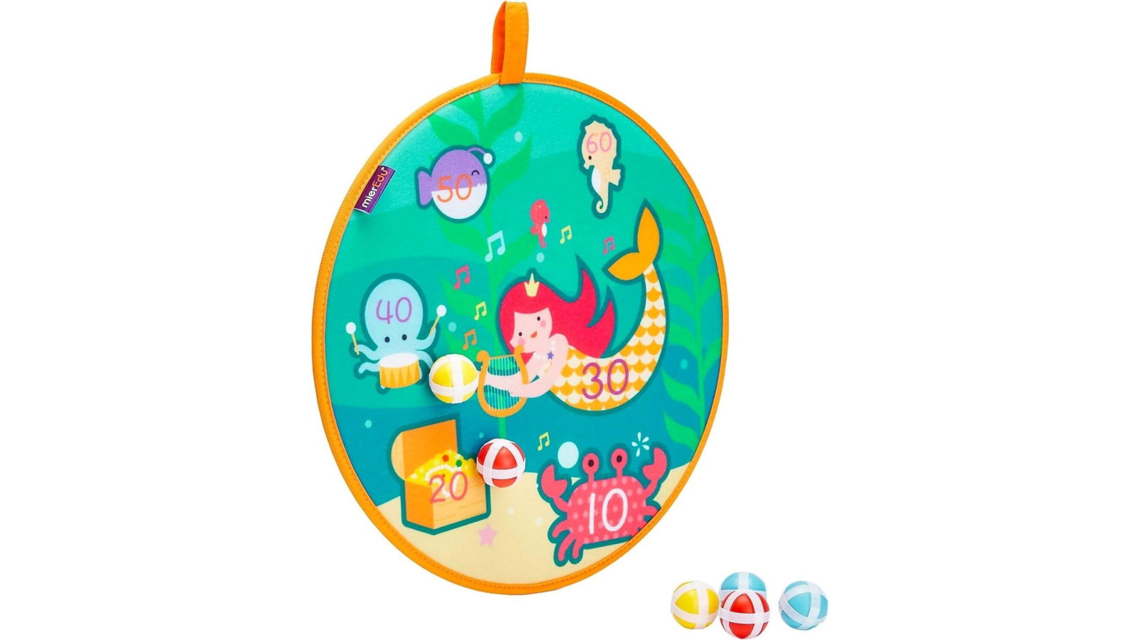 MierEdu Mermaid Treasure Soft Dartboard Game