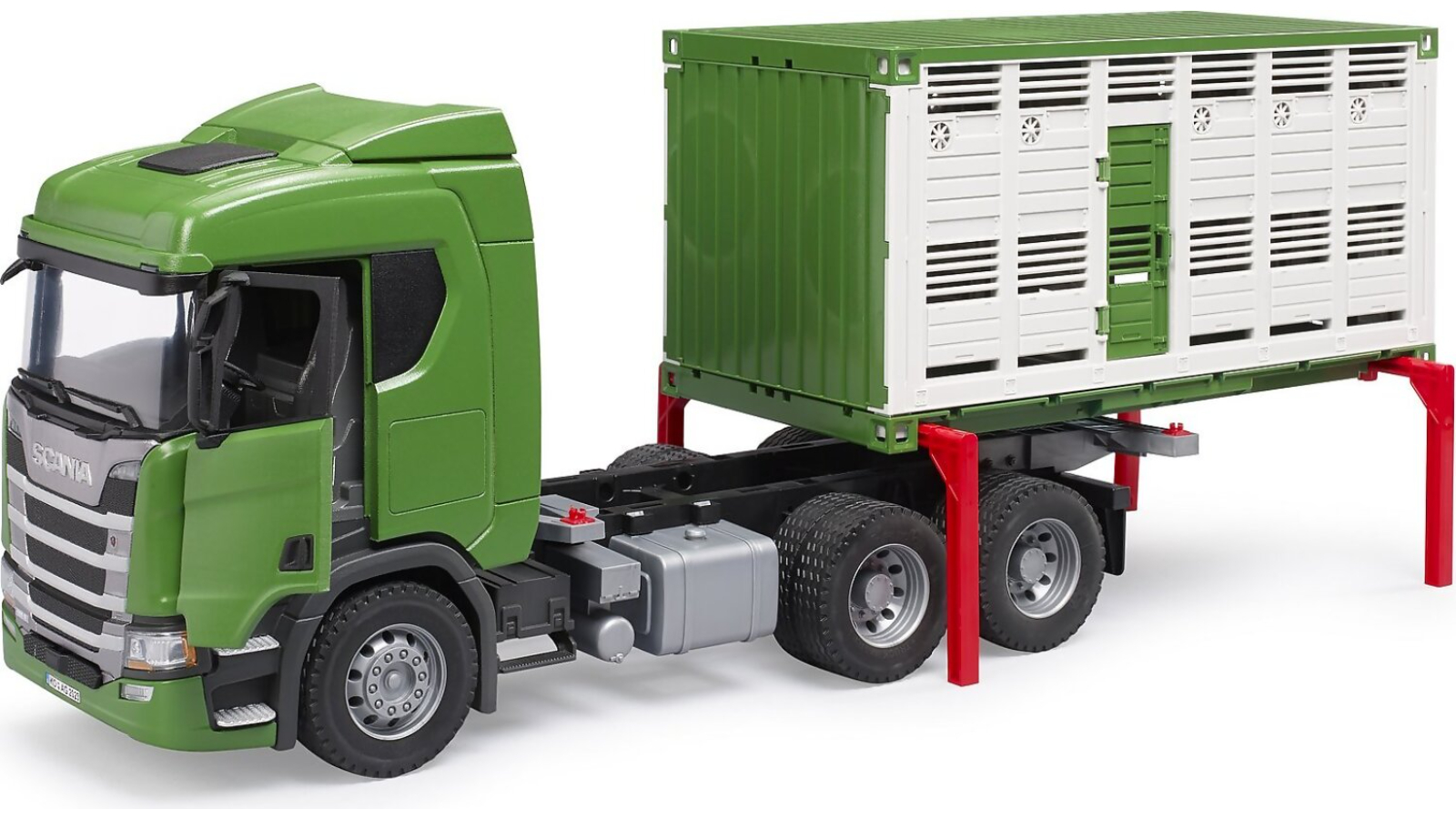 Bruder Scania Super 560R Cattle Transportation Truck with 1 Cattle