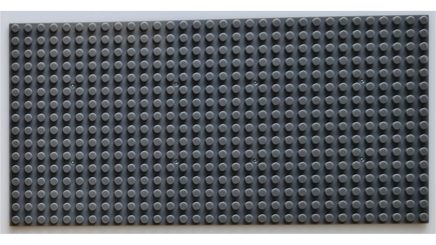Baseplate 16 x 32 Double Sided Studs Generic Classic - Dark Grey