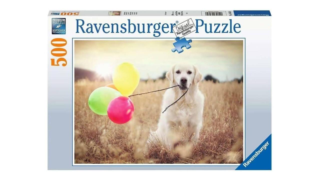 Christmas 500 Piece Ravensburger Balloon Party Jigsaw Puzzle