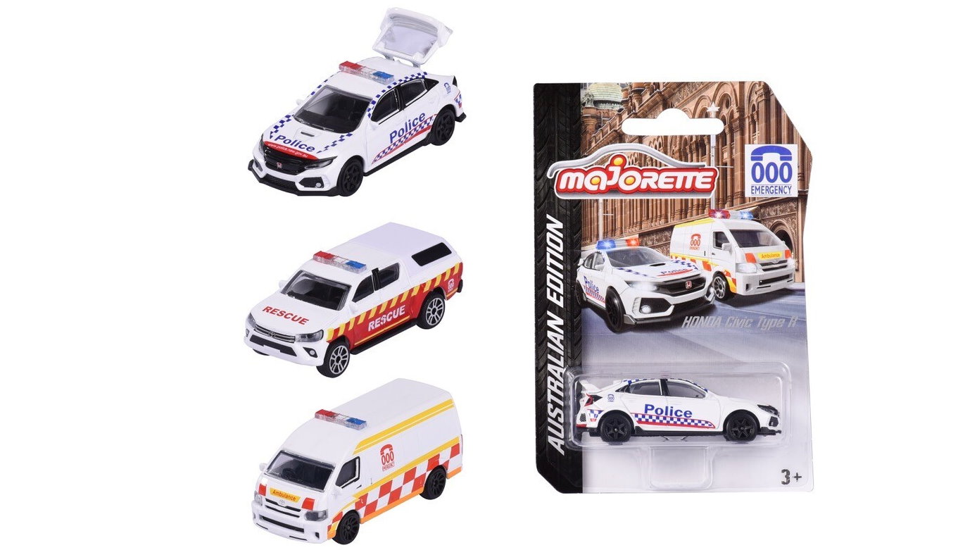 Majorette Australian Triple Zero Emergency Vehicle Assorted