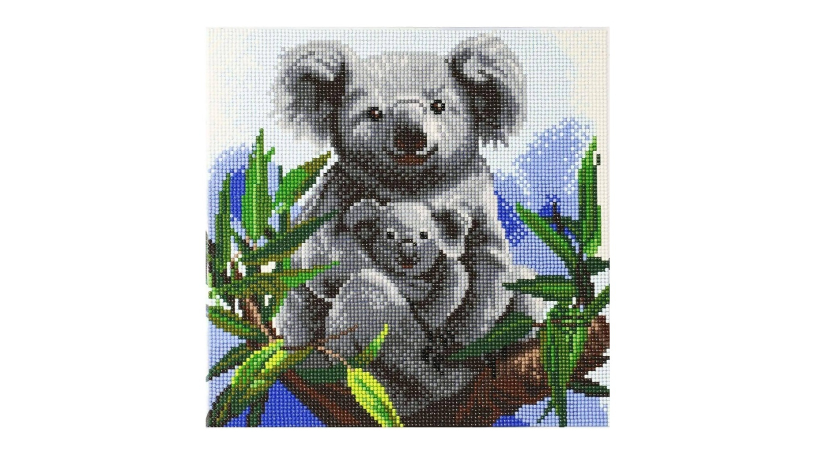 Craft Buddy Crystal Art Cuddly Koalas Kit - 30 x 30cm