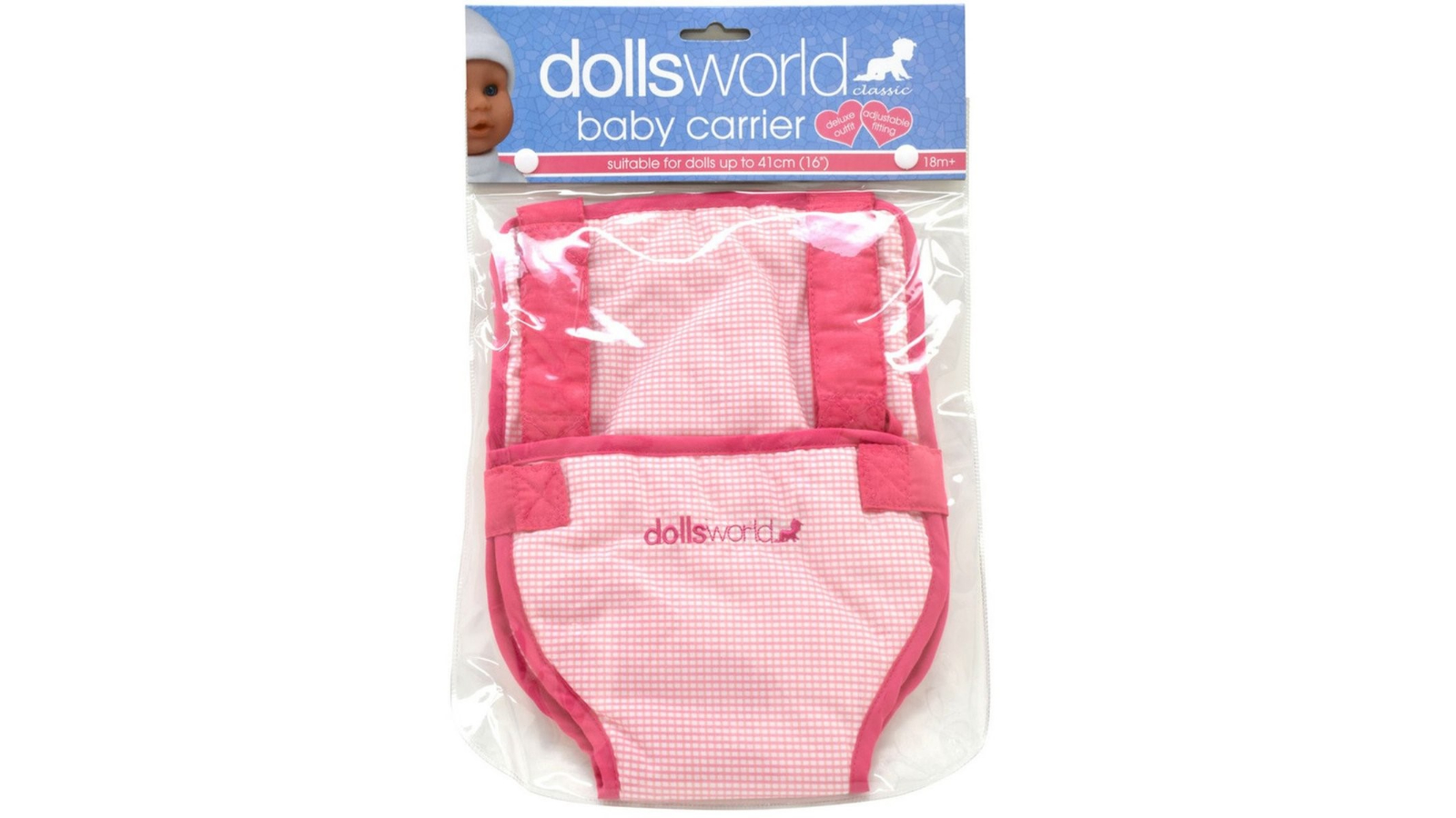 Dolls World Baby Doll Carrier