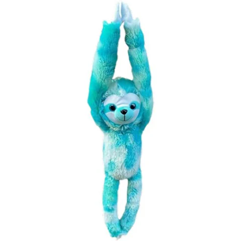 Cotton Candy Dash Hanging Sloth Plush Toy - Blue/Green