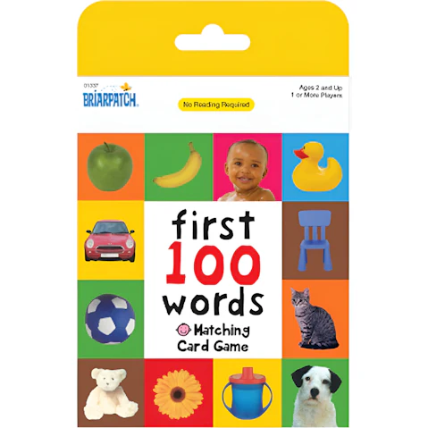 Briarpatch U Games First 100 Words Matching Card
