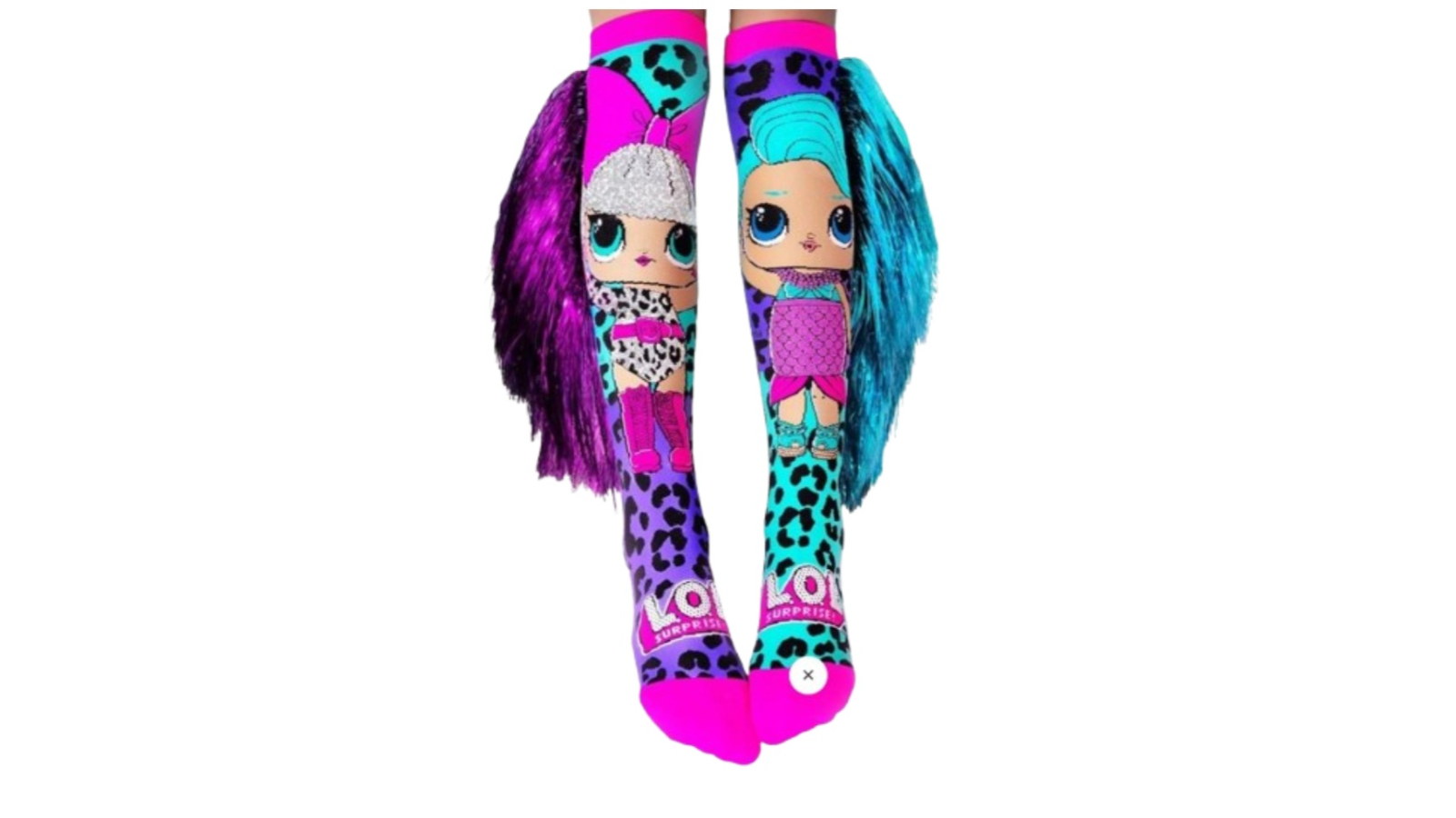 Madmia L.O.L Disco Doll Toddler Socks - 3-5 year