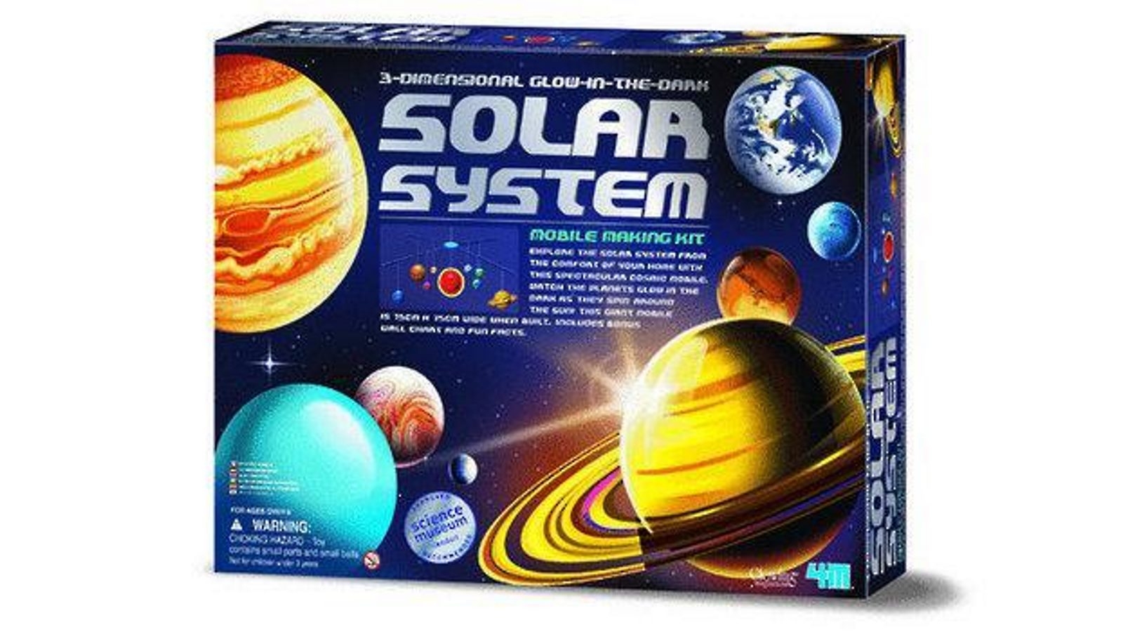4M - STEAM Powered Kids - Solar System Toys String Lights - Johnco
