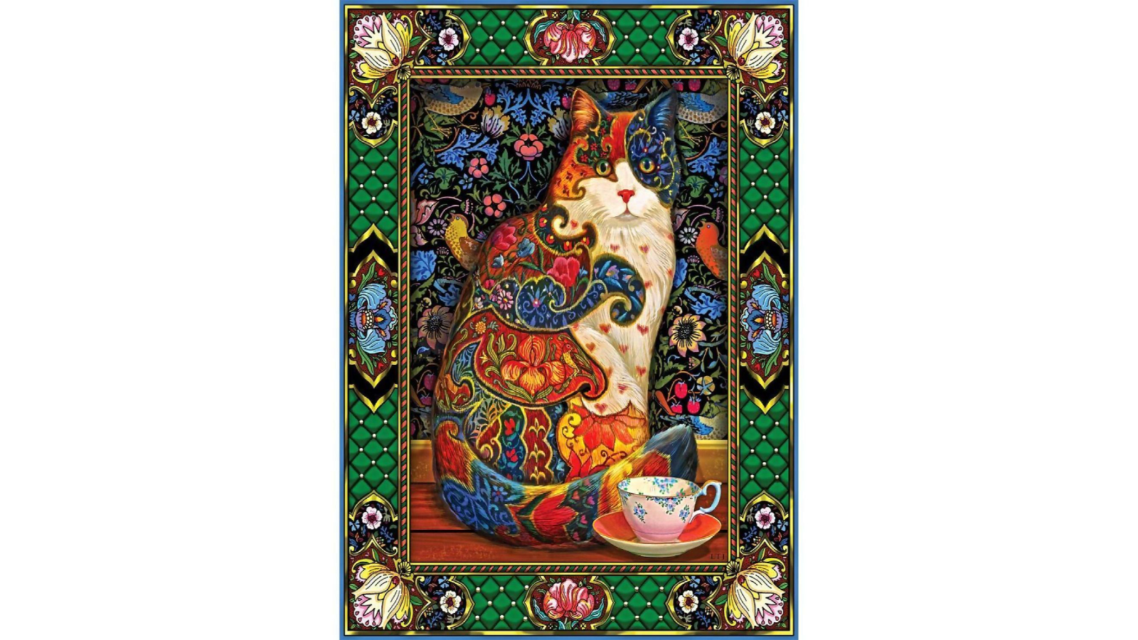 Holdson 1000 Piece Cat Fanciers Painted Cats Jigsaw Puzzle