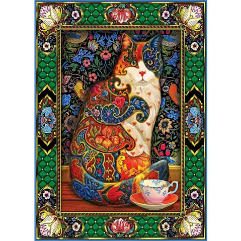 Holdson 1000 Piece Cat Fanciers Painted Cats Jigsaw Puzzle