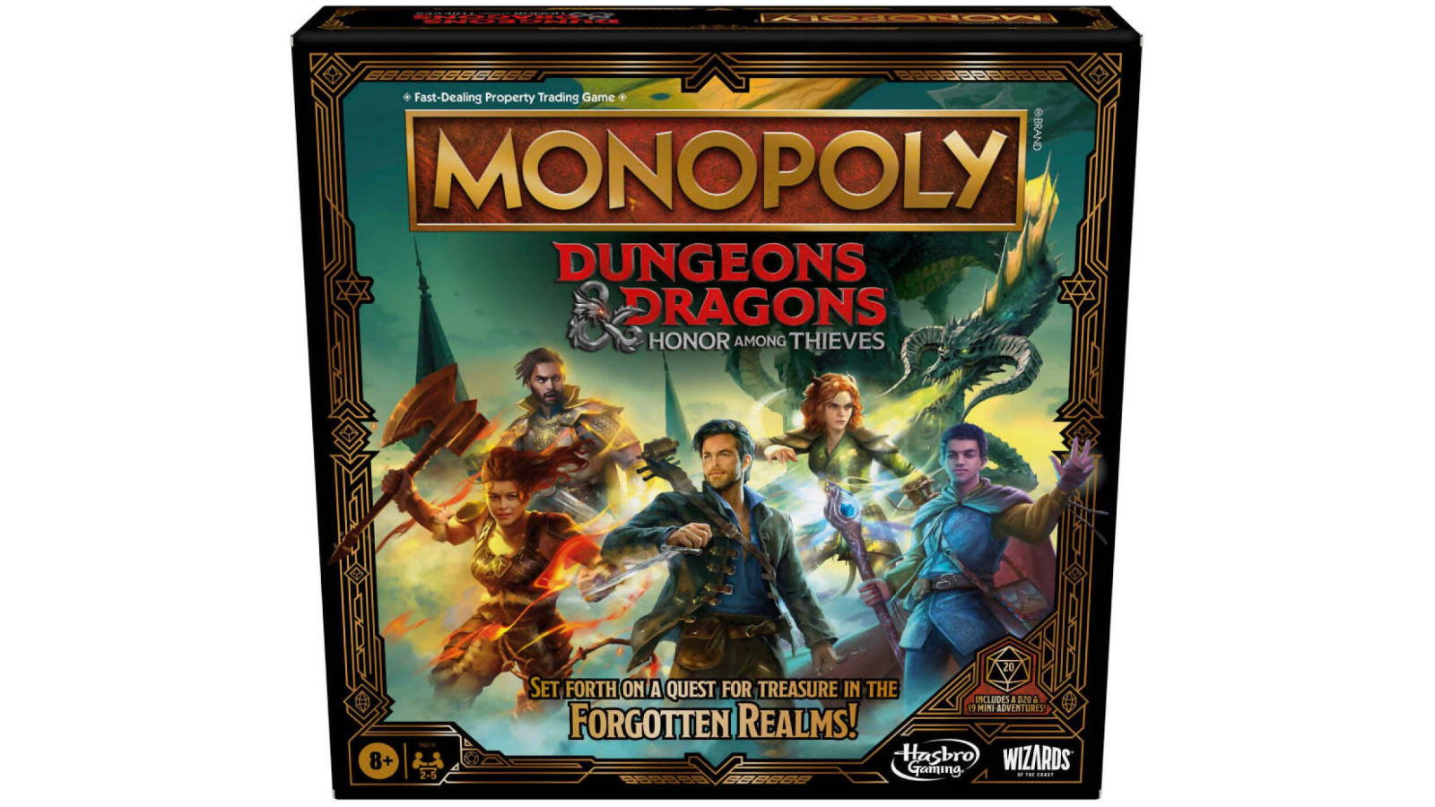 Monopoly Dungeons And Dragons Movie Honor Among Thieves Game by Hasbro