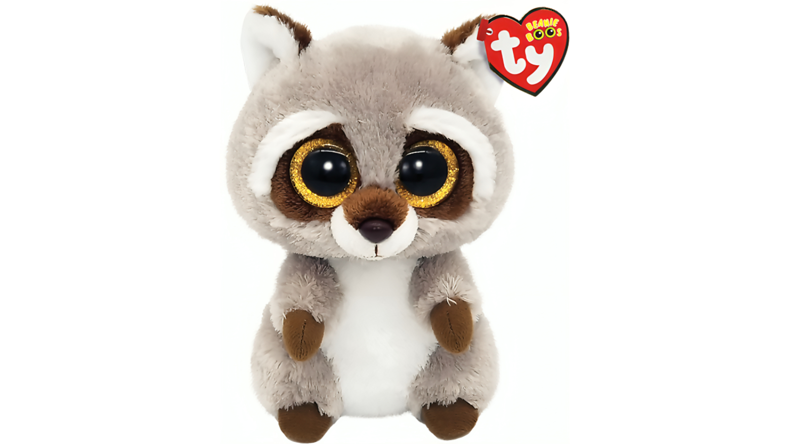 Beanie Boos Small Oakie Brown Raccoon - 15cm