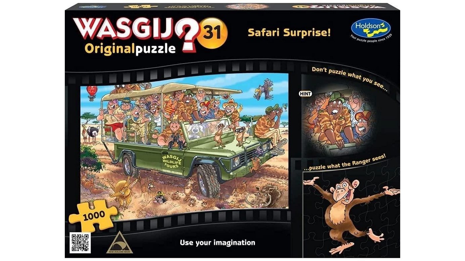 Wasgij 1000 Piece Original Puzzle 31 Safari Surprise! Jigsaw Puzzle