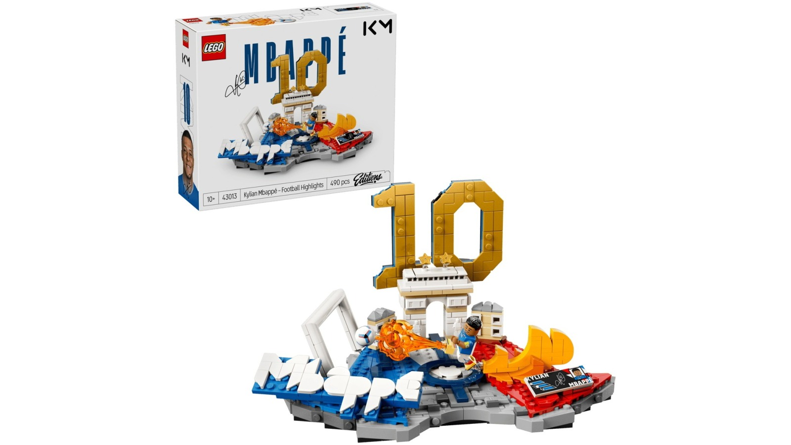 LEGO Editions 43013 Kylian Mbappe Football Highlights