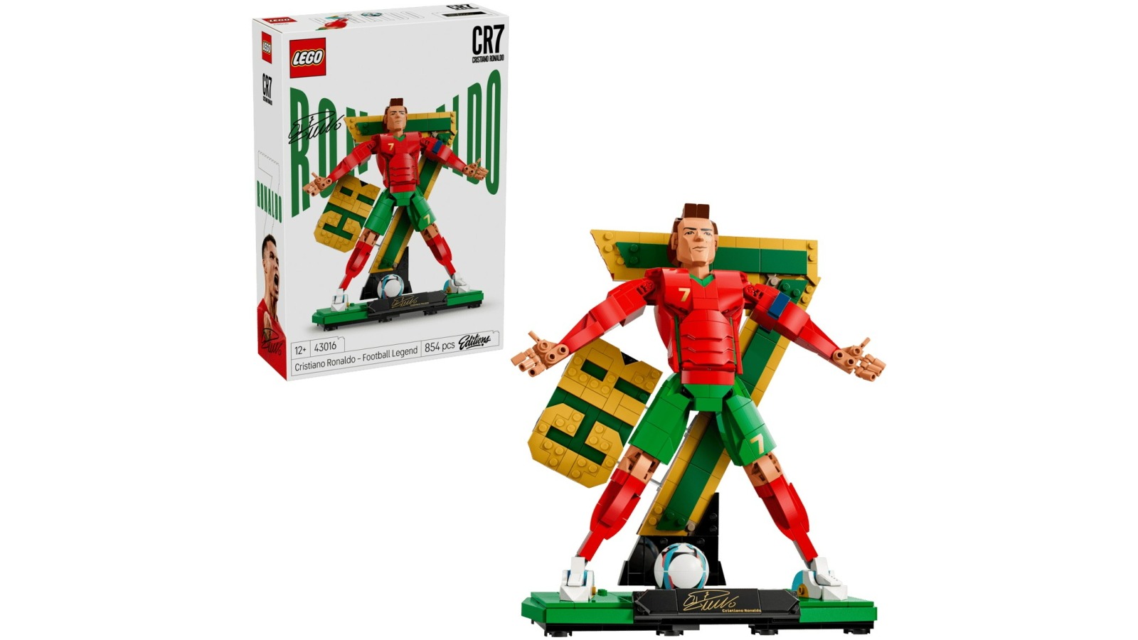 LEGO Editions 43016 Cristiano Ronaldo Football Legend