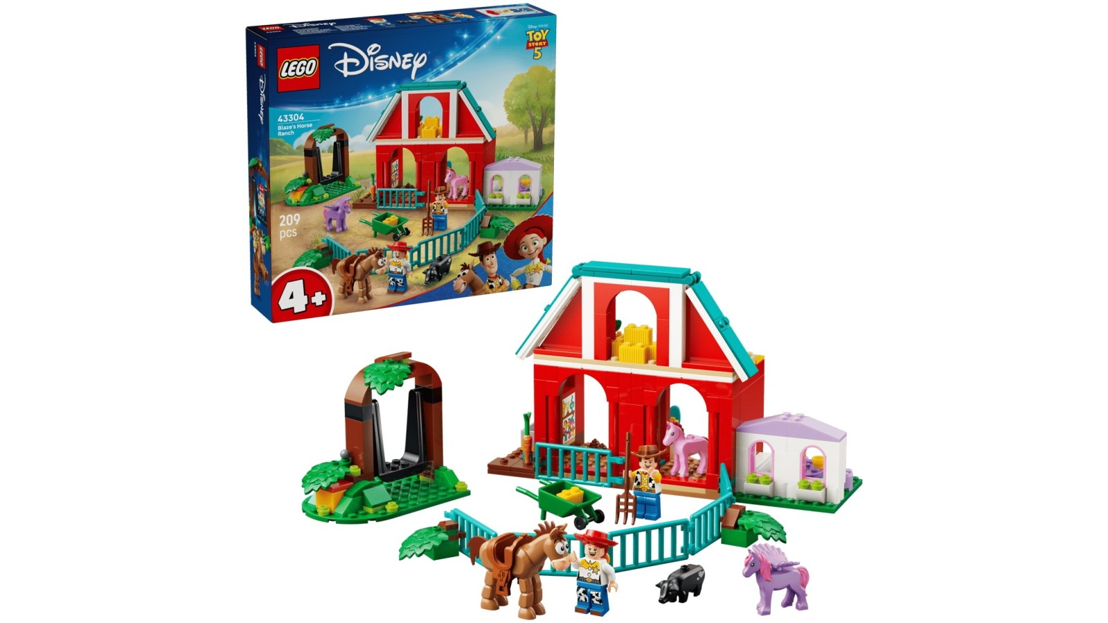 LEGO Disney 43304 Toy Story 5 Blaze's Horse Ranch