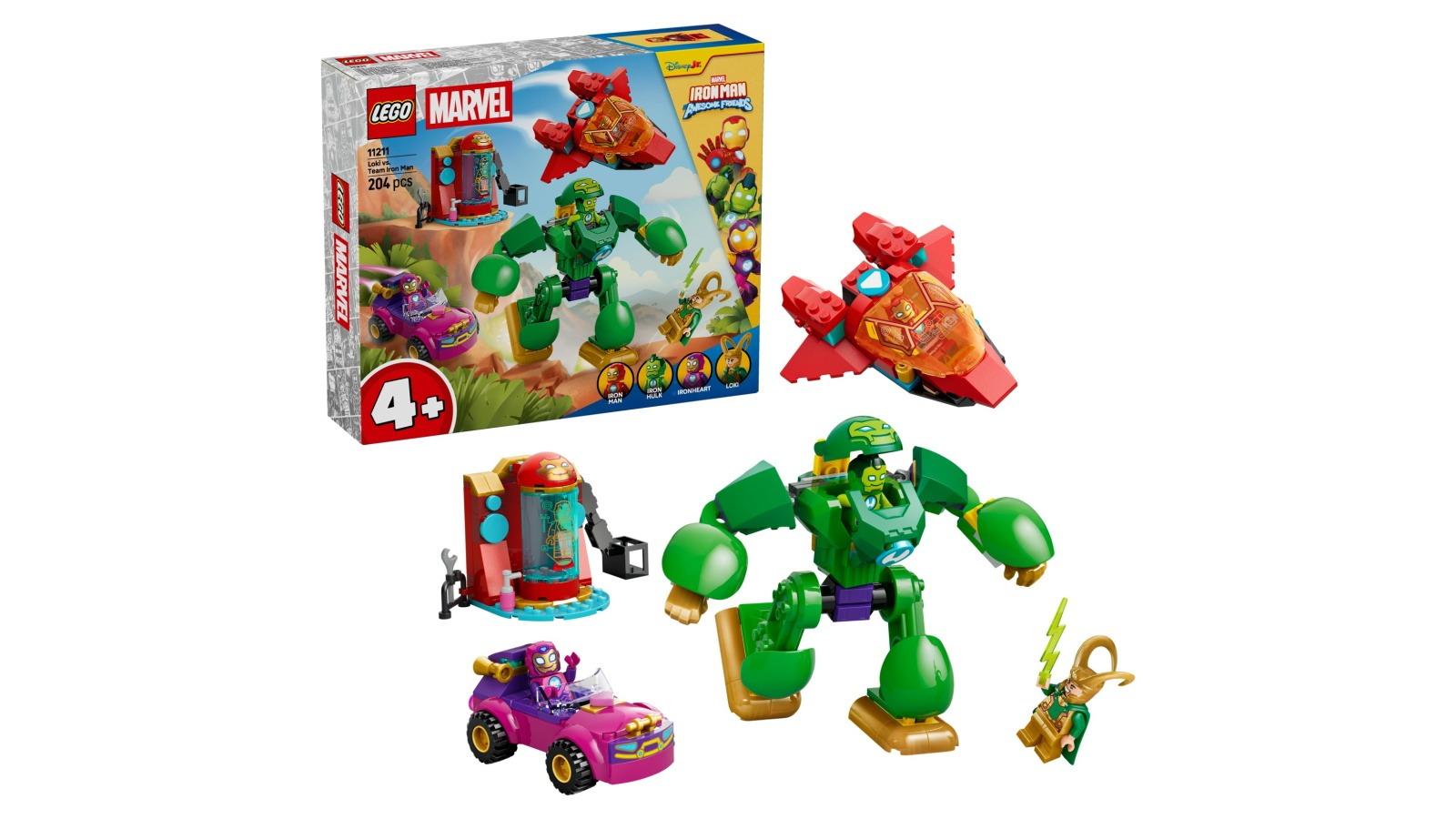 LEGO Marvel Super Heroes 11211 Loki vs. Team Iron Man