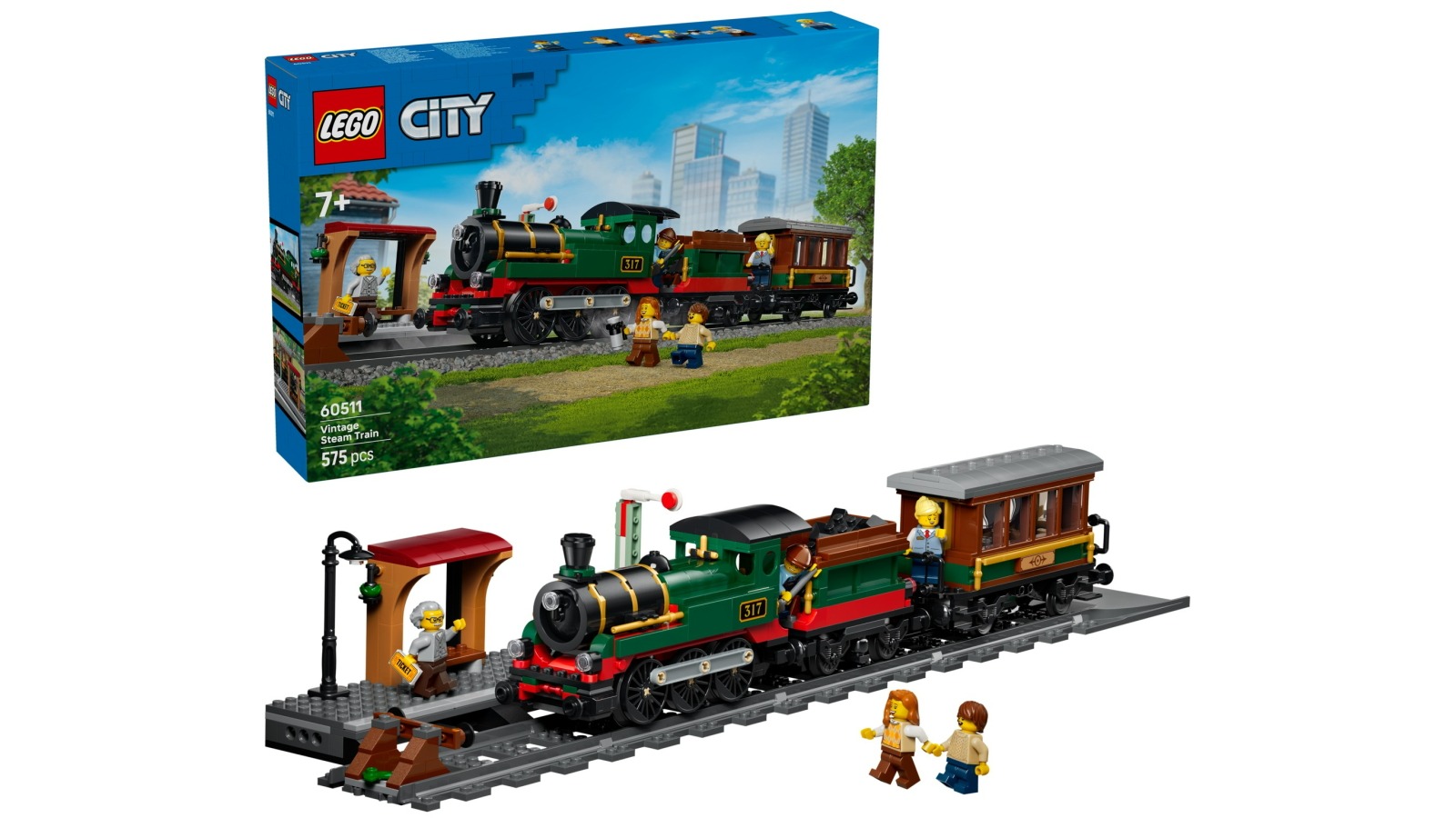 LEGO City 60511 Vintage Steam Train