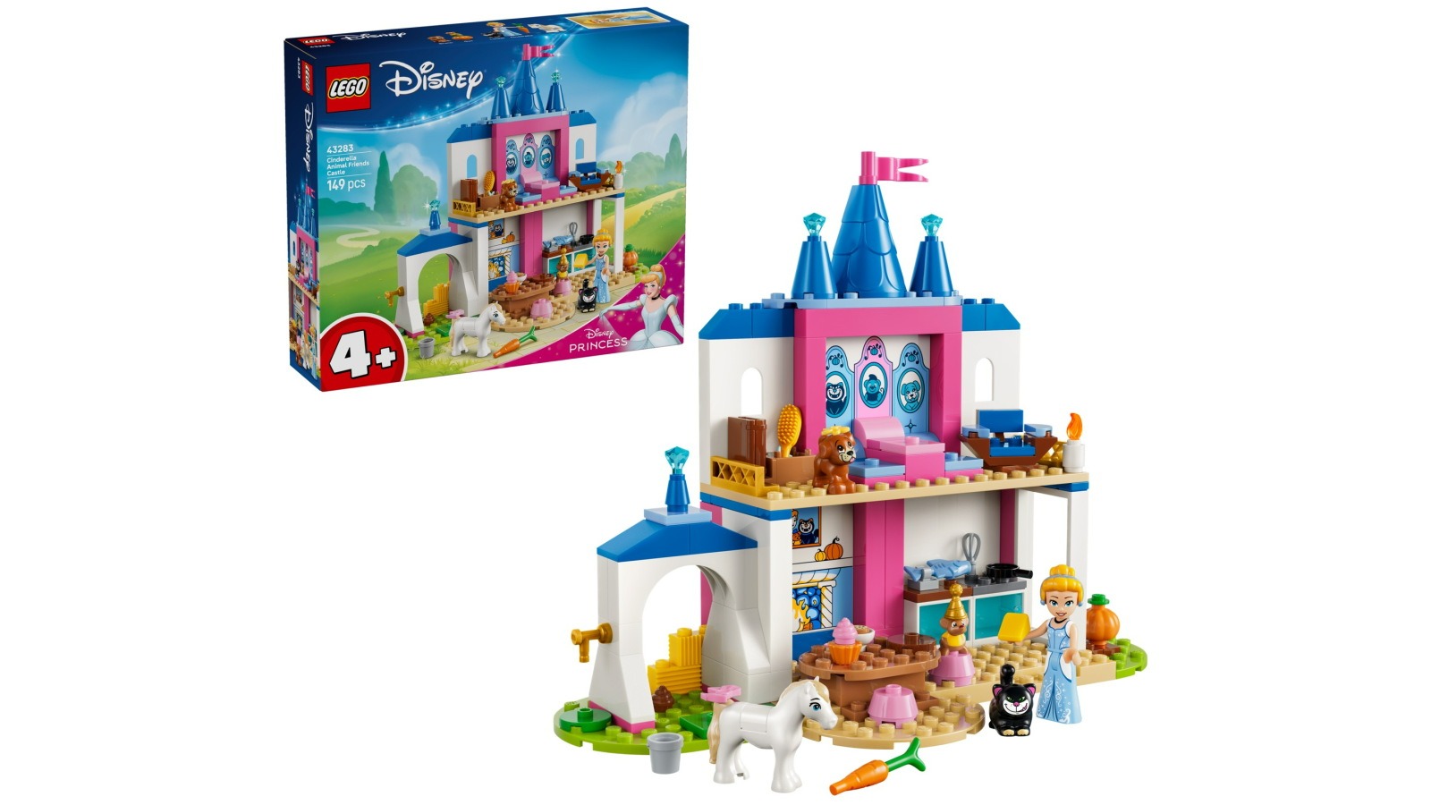 LEGO Disney 43283 Cinderella Animal Friends Castle