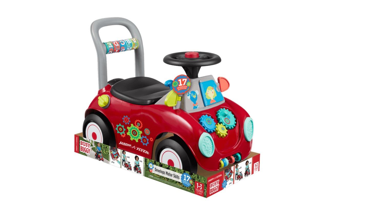 Radio Flyer Busy Buggy Baby Push Walker