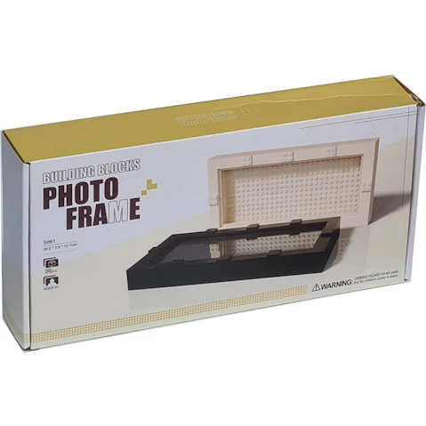 Building Blocks S061 Photo Frame - Cream White