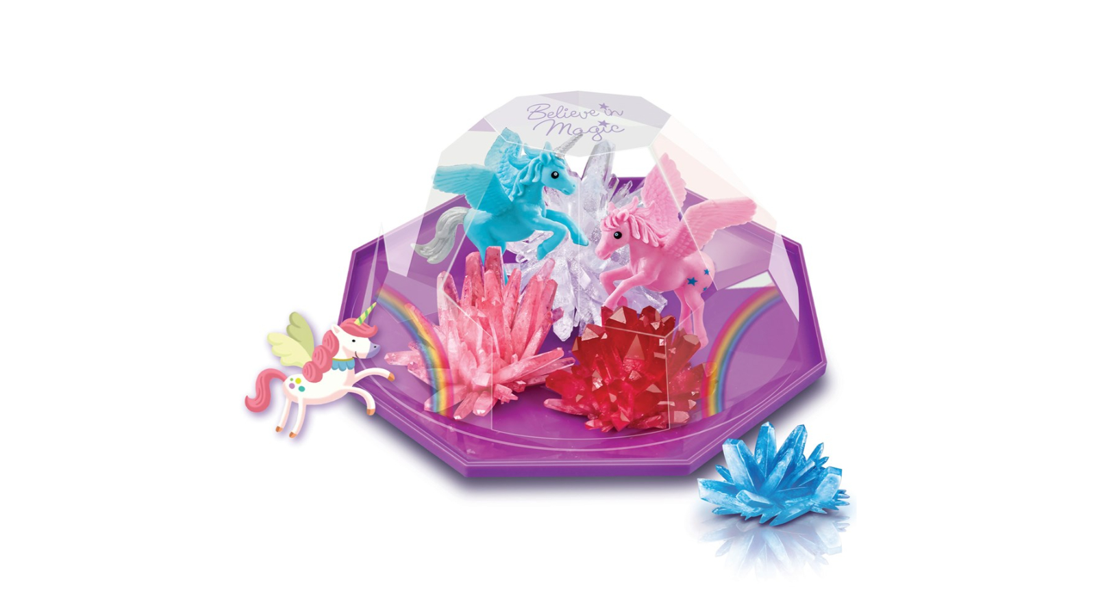 Growing Magical Unicorn Crystal Terrarium