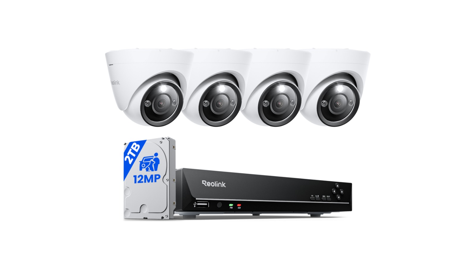 Reolink 12MP UHD Video Surveillance System 8CH 2TB HDD