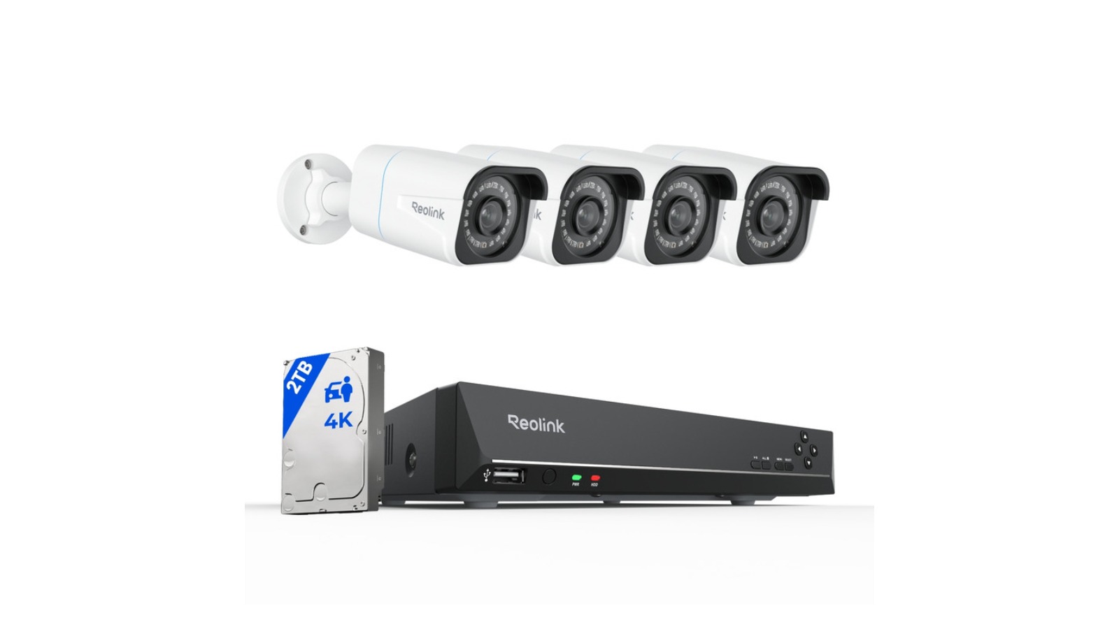 Reolink 4K 8-Channel PoE Outdoor Security Camera System