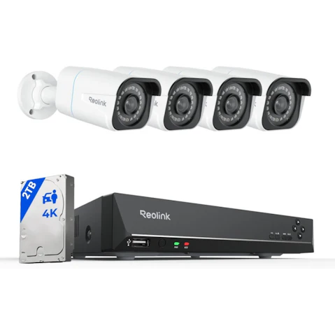 Reolink 4K 8-Channel PoE Outdoor Security Camera System