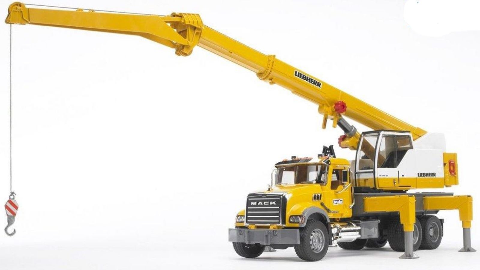 Bruder 1:16 Mack Granite Liebherr Crane Truck