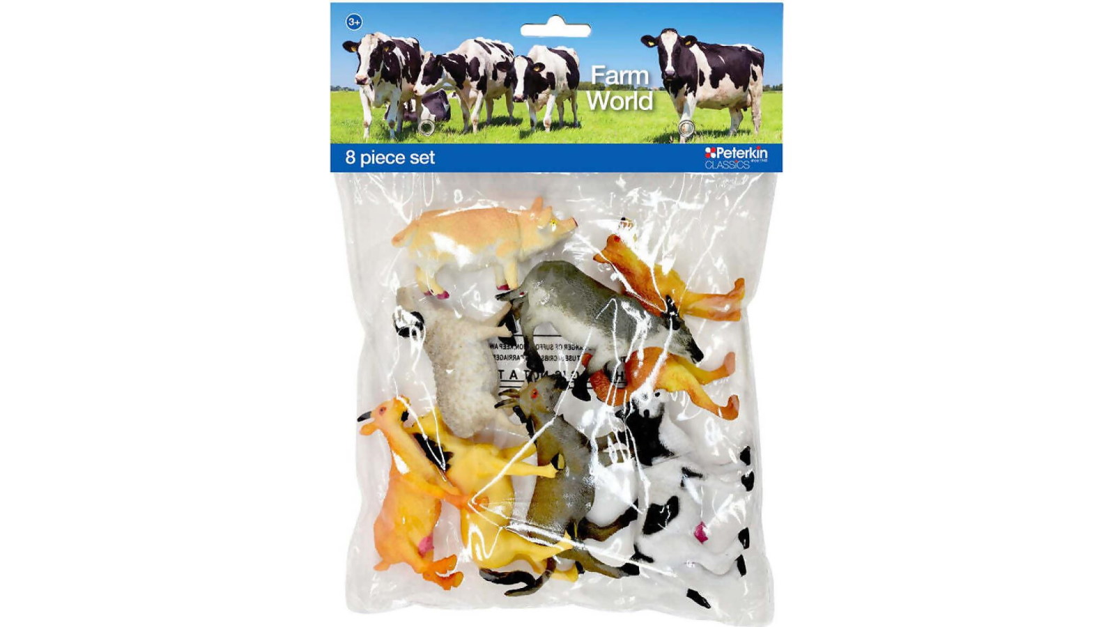 Peterkin Classics Farm World 8-Piece Figure Set