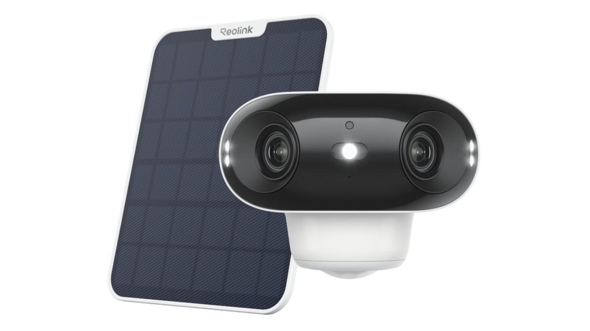 Reolink Argus 4 Pro 4K Dual Lens WiFi Security Camera with Solar Panel
