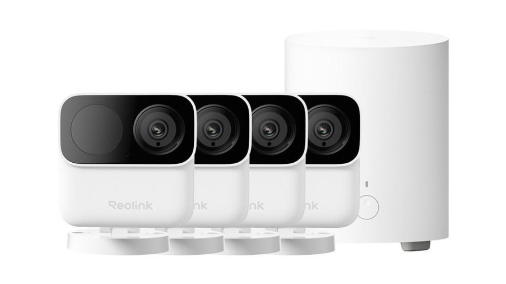 Reolink Home Hub Mini Kit with Pack of 4 Argus MagiCam