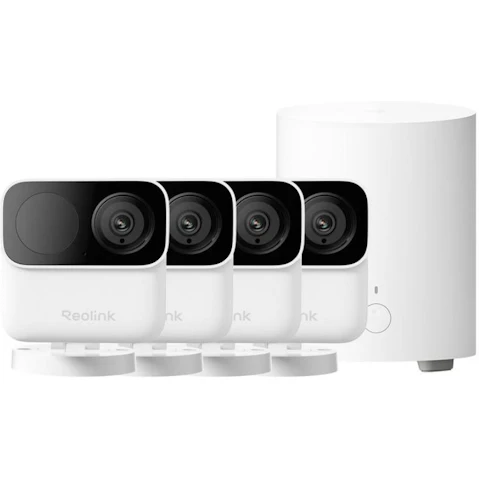 Reolink Home Hub Mini Kit with Pack of 4 Argus MagiCam