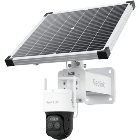 Reolink TrackMix 4G LTE Plus 2 PTZ Dual-Lens Camera + 30W Solar Panel