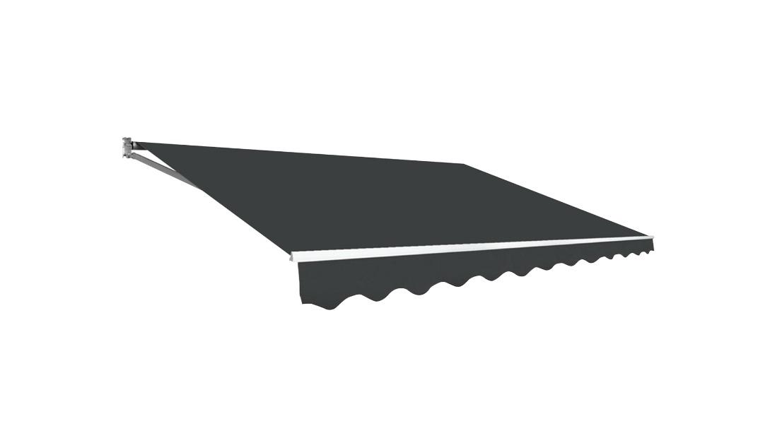Pretty & Practical Aluminum Retractable Outdoor Sunshade Canopy - 400 x 300cm