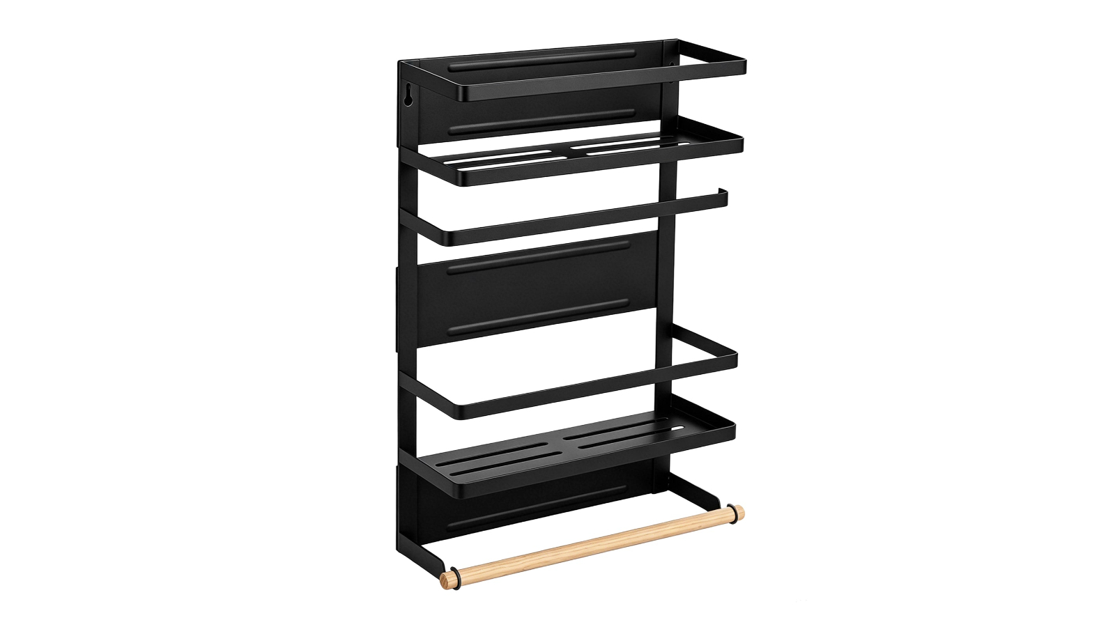 Adivo Magnetic Refrigerator Rack - Black
