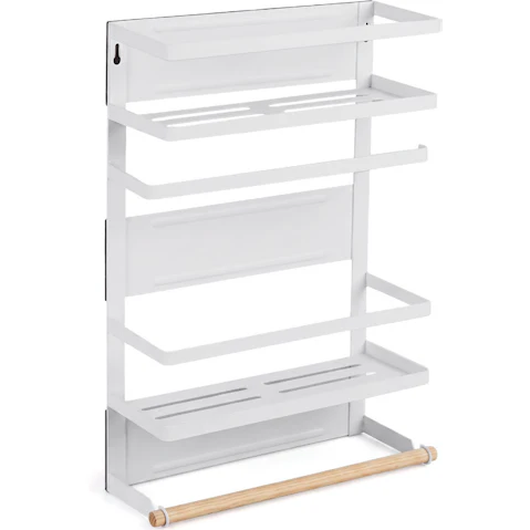 Adivo Magnetic Refrigerator Rack - White